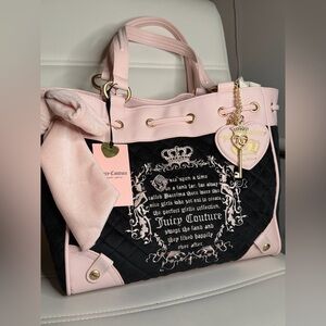 NWT Juicy Couture Viral Juicy Tale Licorice Tote